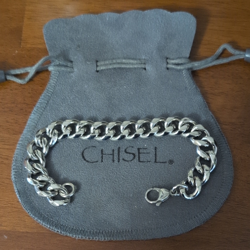 Chisel Stainless Steel Polished Bracelet